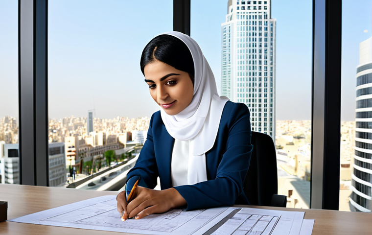 안녕자두야 캐릭터 일러스트 모음 - A Modern Arab Family Gathering**

"A warm and inviting scene of an Arab family gathered in a beautif...