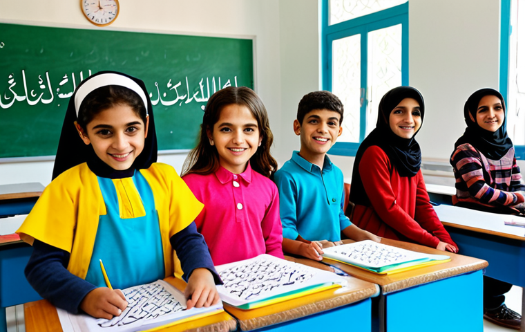 안녕자두야 캐릭터 일러스트 모음 - A Female Arab Architect at Work**

"A professional female Arab architect in a modern office, reviewi...